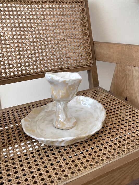 08 SET: GOBLET + PLATE