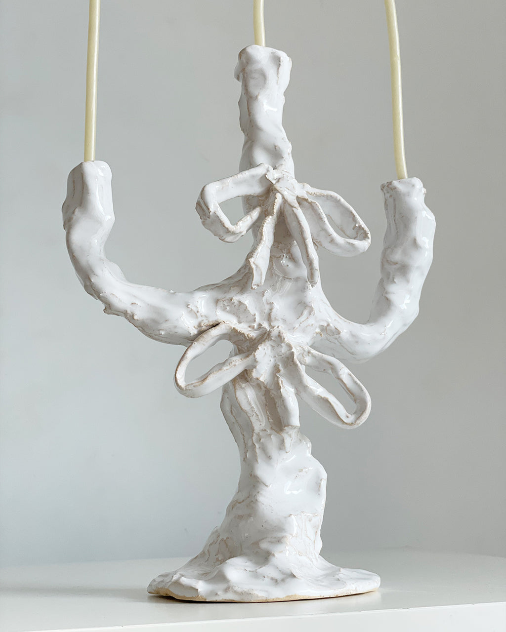 TWO BOW TIE Candelabra