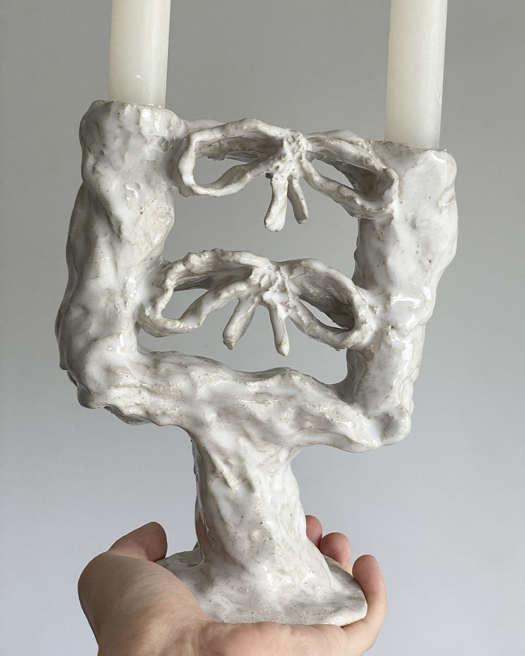 TWO-BOW Candleholder