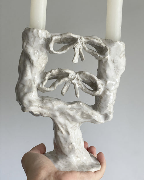 TWO-BOW Candleholder