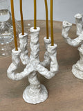WHITE EDGY-MINIMALIST Candelabra