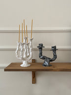 BLACK METAL Candleholder